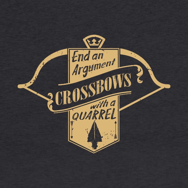 Crossbows Role Playing Tee by KennefRiggles